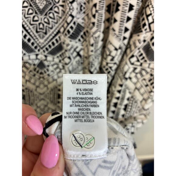 Cynthia Rowley Mix Paisley Print Tribal Boho Western Maxi Relaxed Skirt M Hippie - Picture 3 of 5